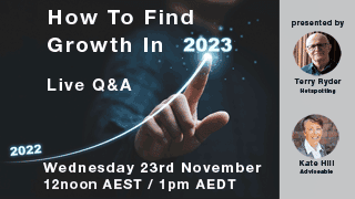 Free Webinar – How To Find Growth In 2023