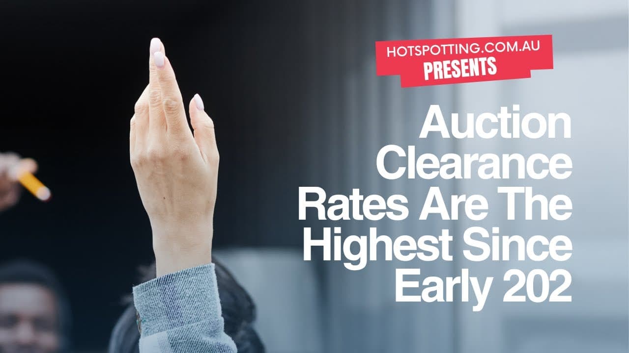 Auction Clearance Rates Are The Highest Since Early 2022