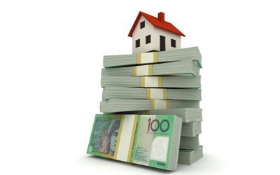 house with money web